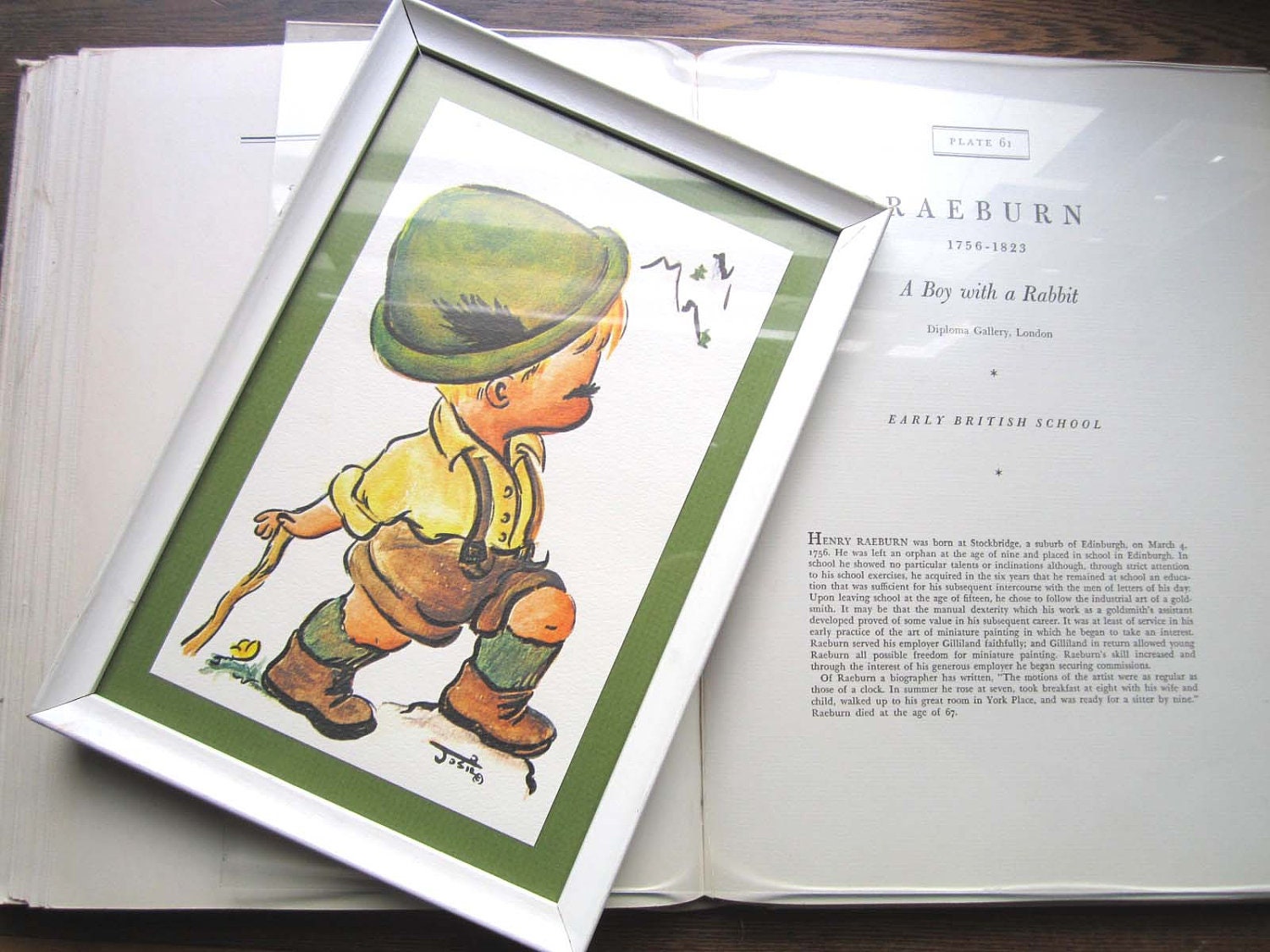 Vintage Josie Heins Framed Print