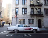 Cool urban Cadillac - 11" x 14" metallic print