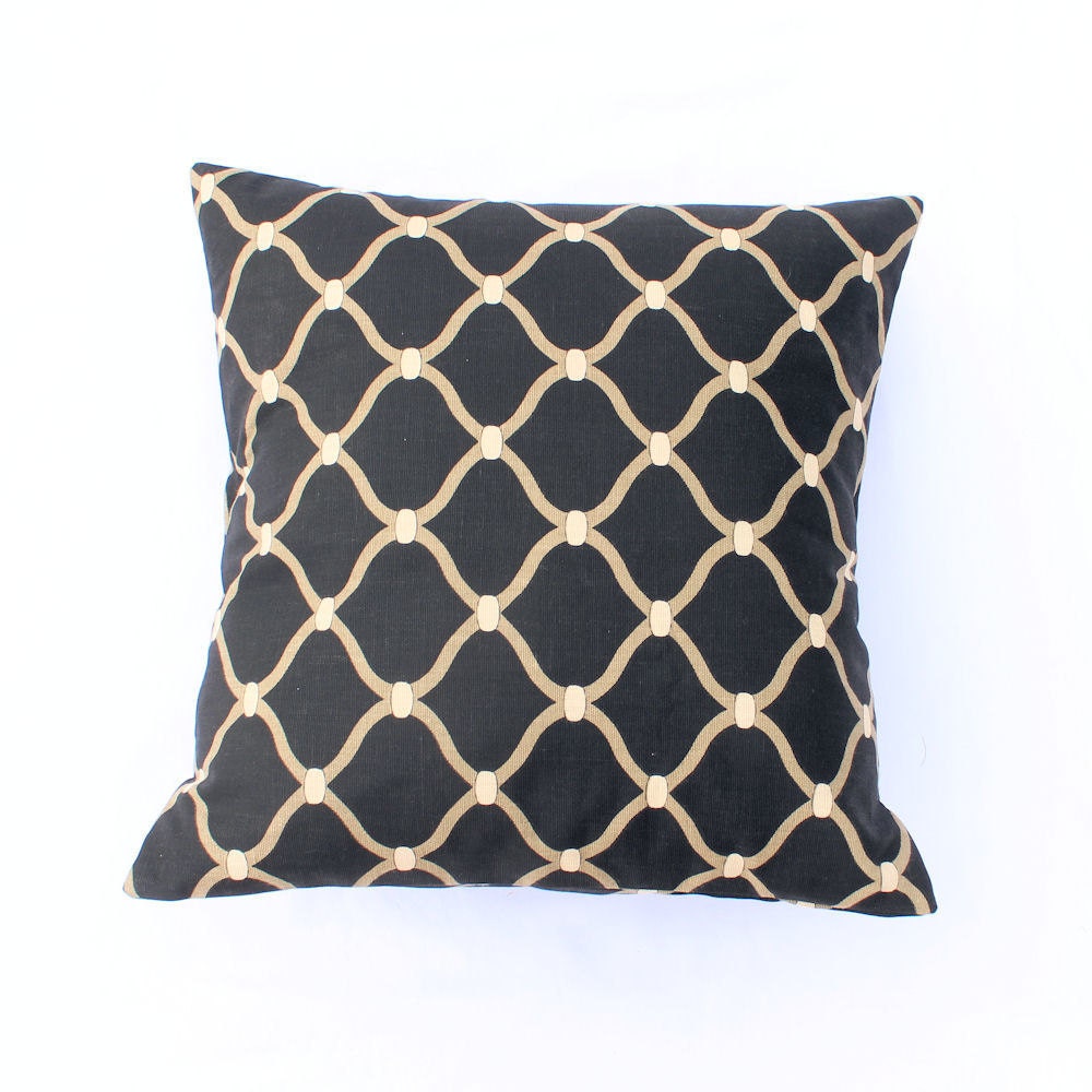 Decorator Throw Pillow Cover - One 16 inch Geometric Mill Creek