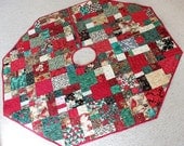 All that Glitters Scrappy Christmas Tree Skirt - 50 inch
