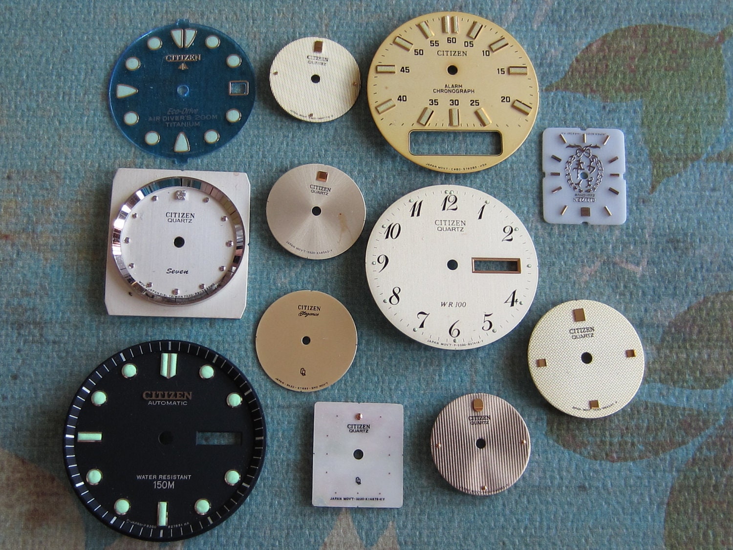 Vintage Antique Watch  Assortment Faces - Steampunk - Scrapbooking e87