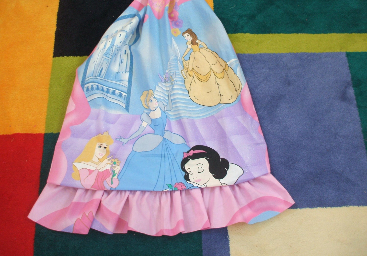 Disney Princess Cinderella, Belle, Aurora, Snow White pillowcase dress - size up to 12