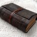 Between the Lines - Rustic Brown Reclaimed Leather Journal with 500 Tea-Stained Lined Pages