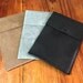Mini Tablet or Reader Case in Leather with Flap, in Choice of Colors