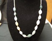 CLEARANCE - Light Green Jasper Necklace