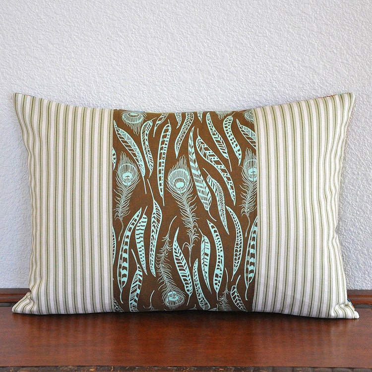 Sinister Swarm and Ticking 14x20 Lumbar Pillow Cover Anna Maria Horner Fabrics