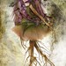 Fine Art Print "Roots" Medium Size 8.5x11 or 8x10 A4 Premium Giclee Print of Original Fantasy Art Fairy Tale Purple