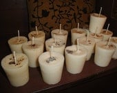 Organic Soy Votive Candles- Lots of scents to choose- from Apple Cider to Zucchini Bread