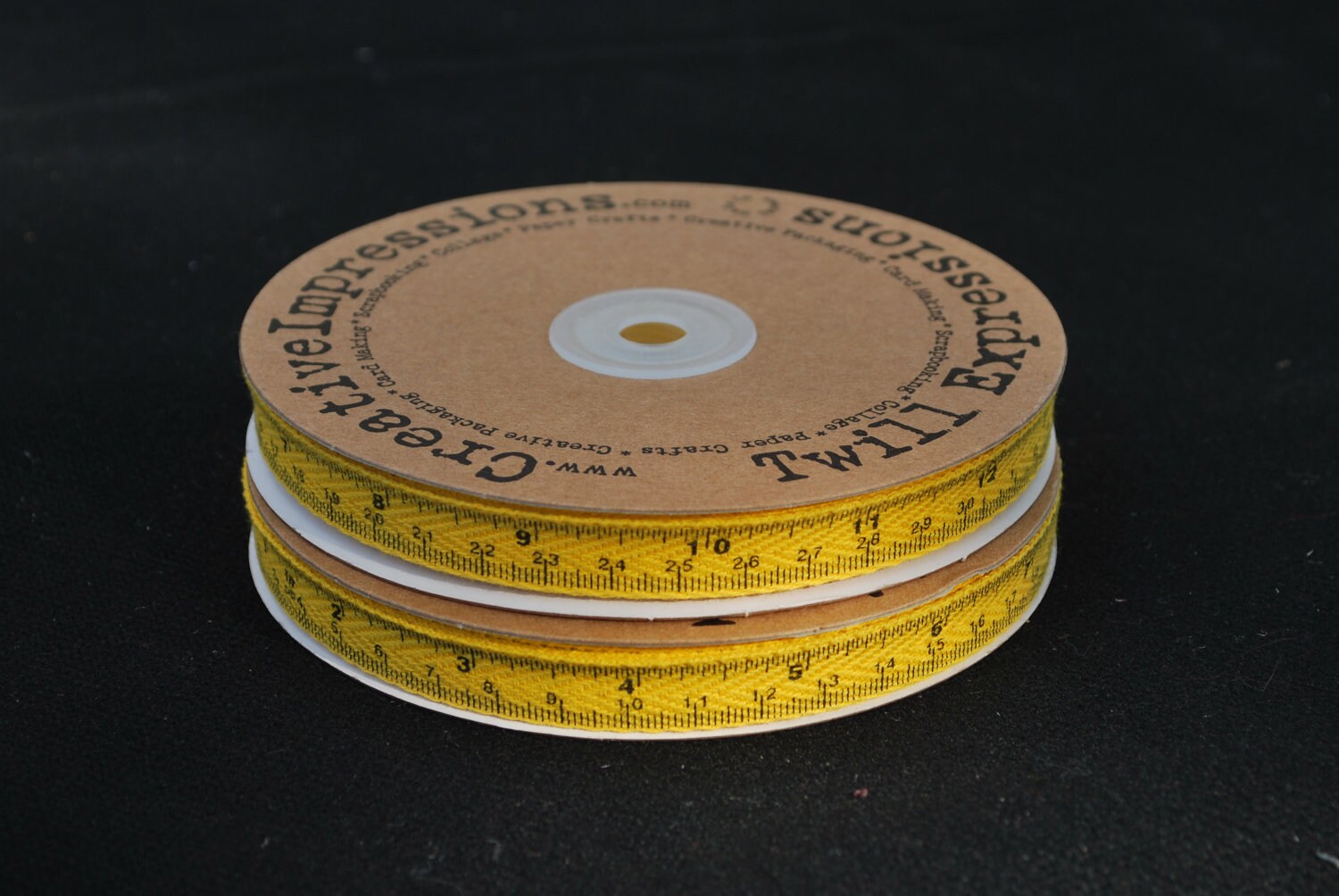 Yellow Twill with Printed Tape Measure 25 by itsalwaysfabulous