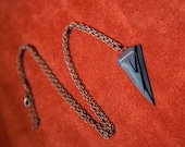 Clamped Triangle Necklace