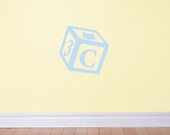 Letter "C" Toy Block - Wall Decal