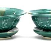 Green Berry Bowl in Copper Mountain Glaze Combination