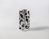 ADD to your DREADS Dreadlock Bead Accessory Extension Accessories Filigree Cutout Dread Boho Bohemaian Hippie Silver