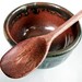 eco small reclaimed KOA hand carved hardwood baby/tasting spoon