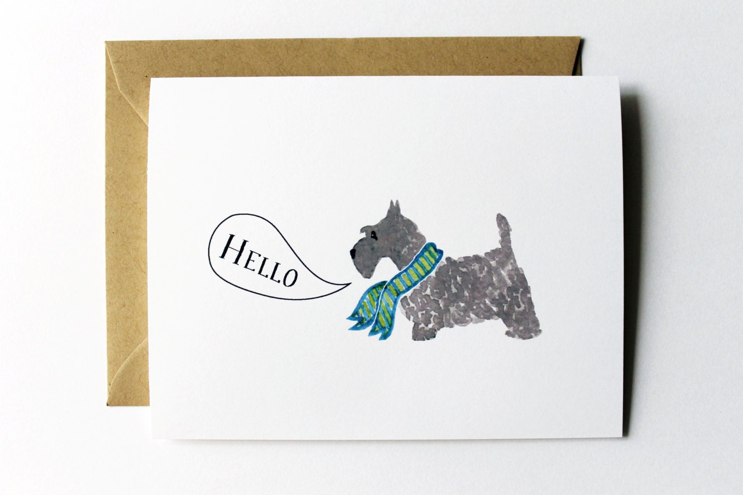 Hello Scottie Card