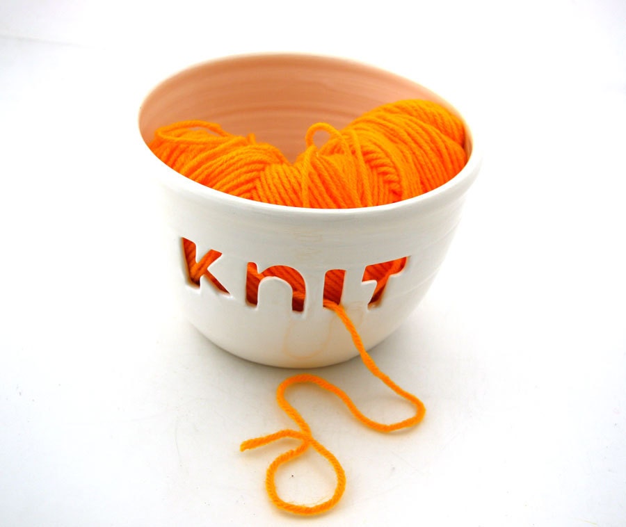 Knitting Yarn Bowl KNIT