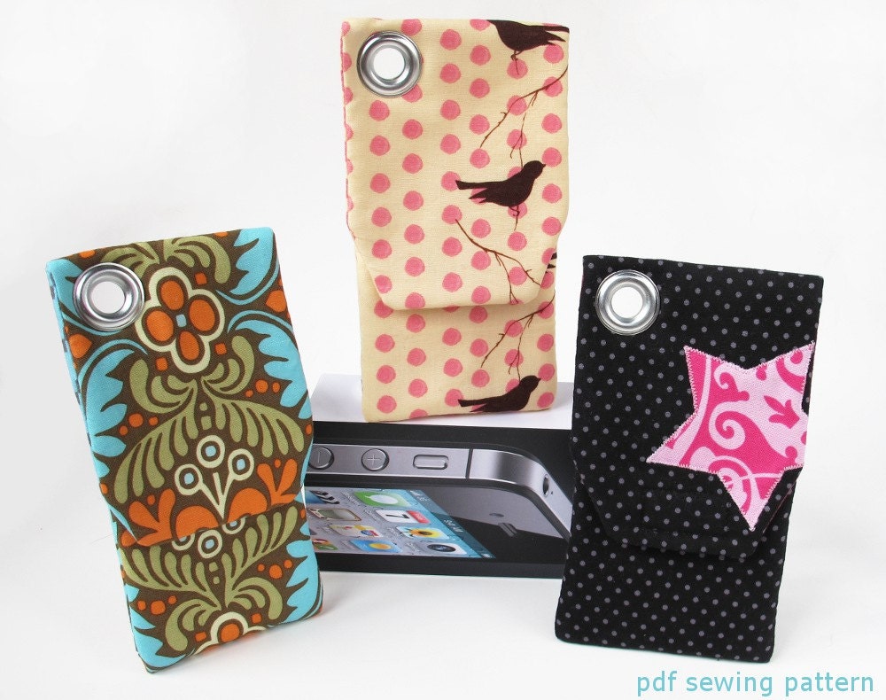 Smartphone Case immediate download of PDF SEWING PATTERN - iPhone 5
