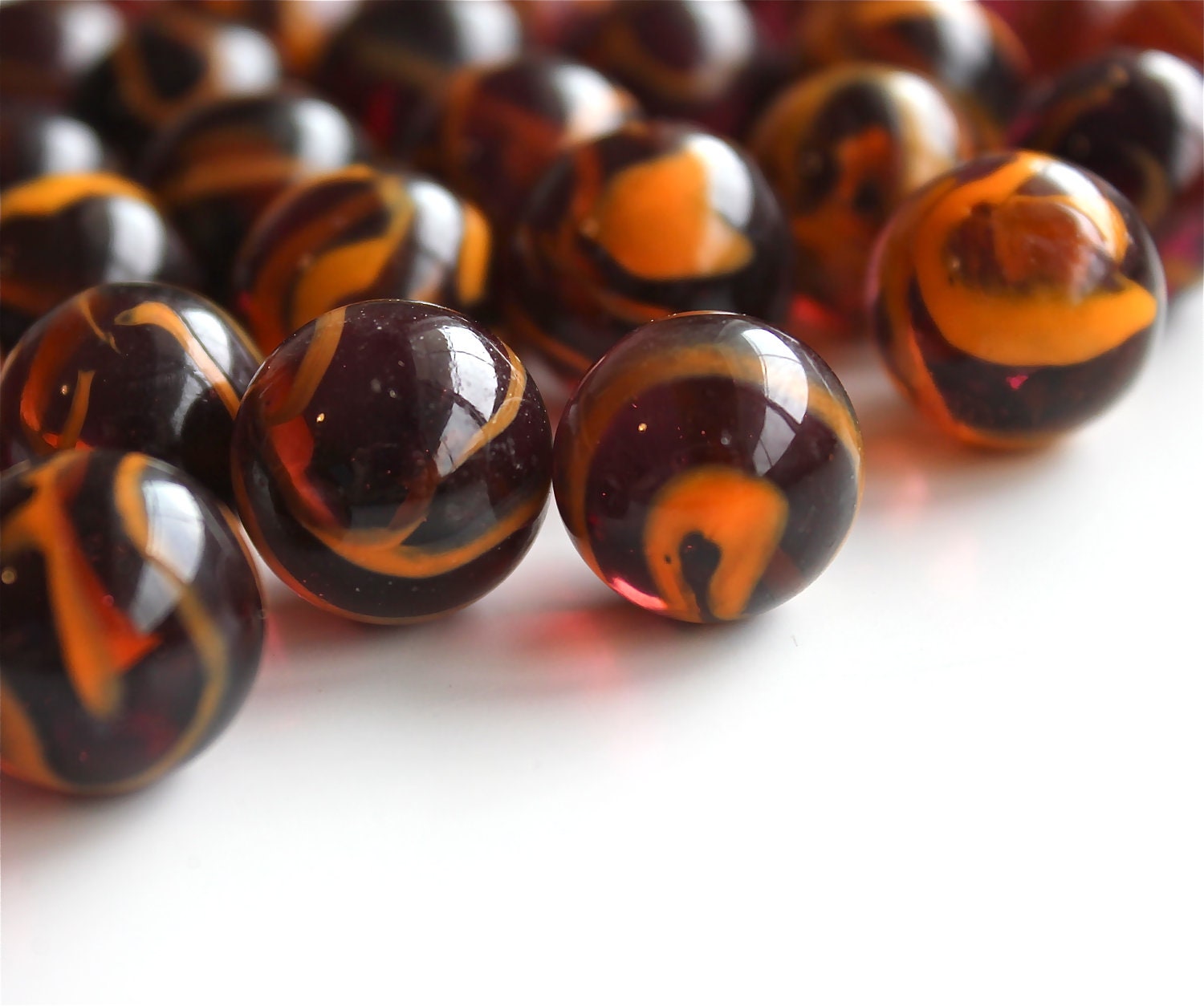 I Think I've Lost My Marbles - Vintage Glass Marbles - Vintage Halloween
