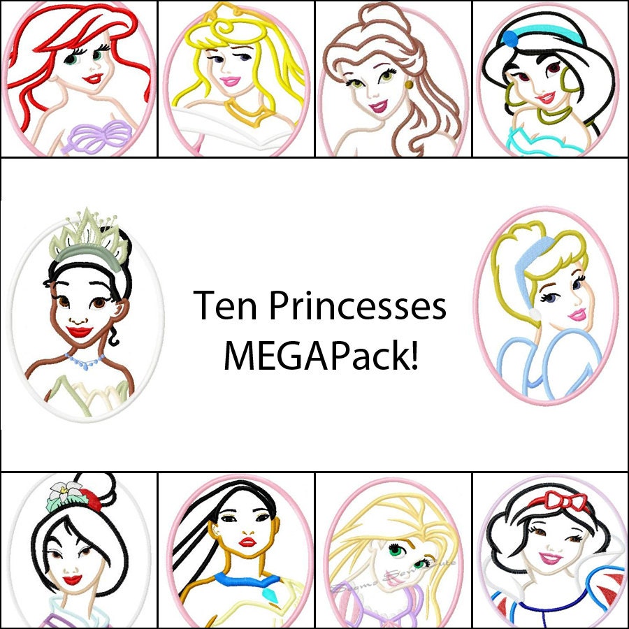 10 Princesses Mega Pack