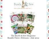 Bustle & Sew e-zine  Bundle 3 - Stitching patterns on CD