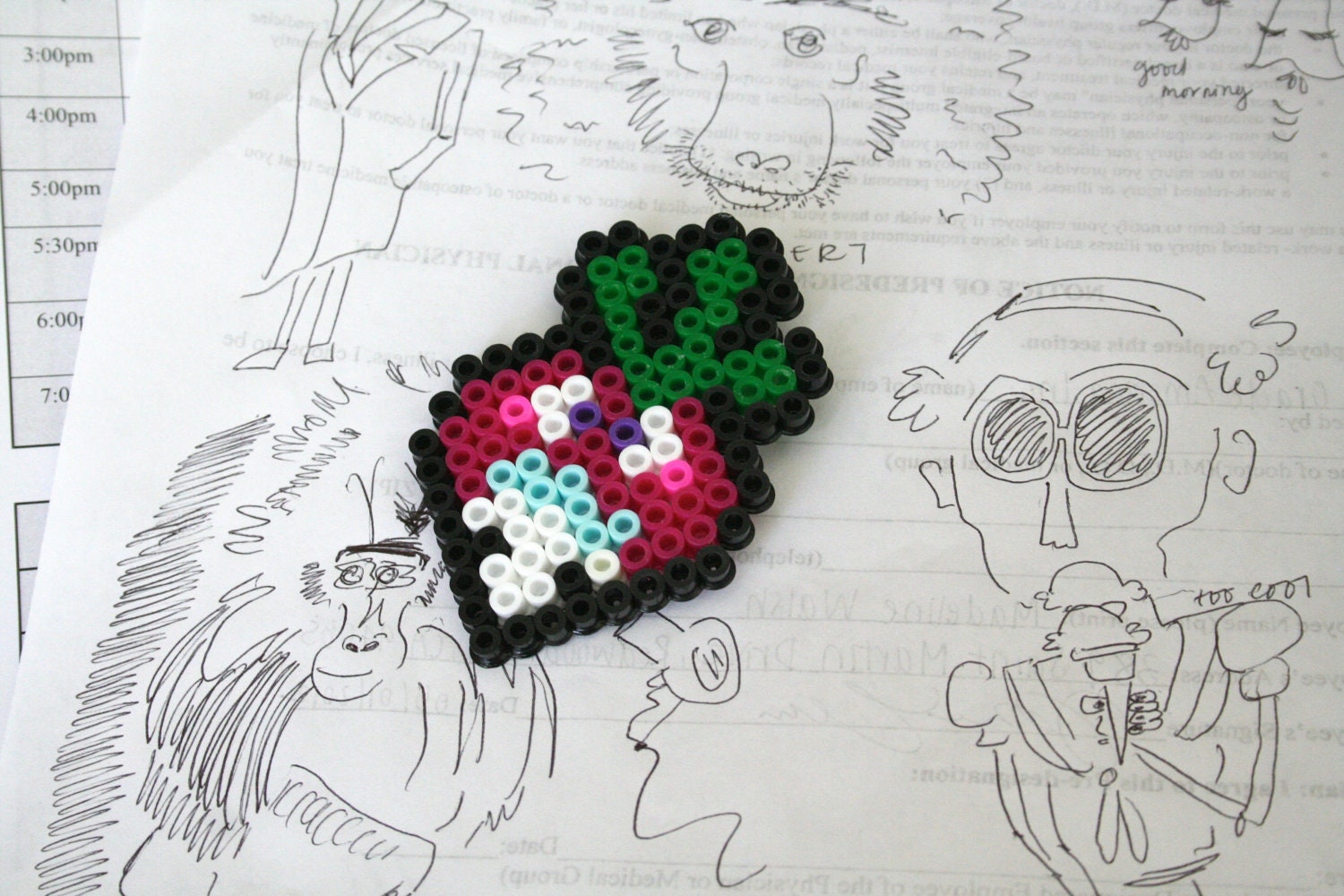 Blushing Radish - Hama Pin