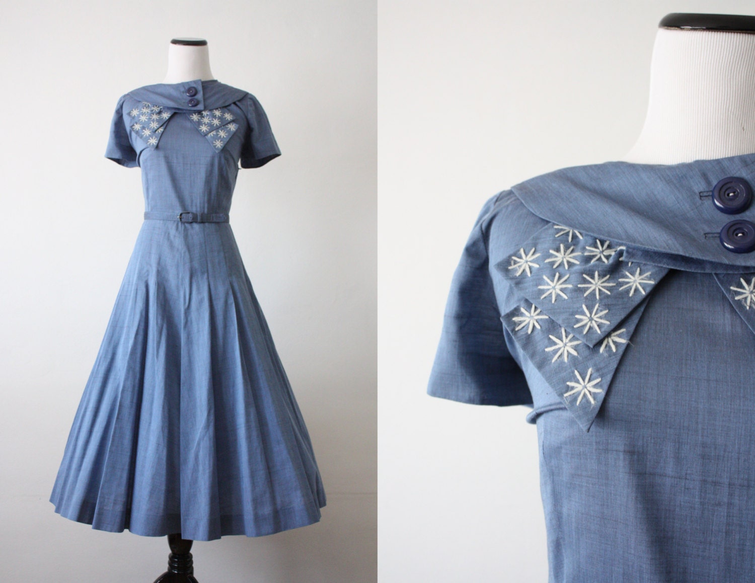 vintage 1950's constellation dress