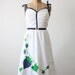 vintage 1970's strawberry print dress
