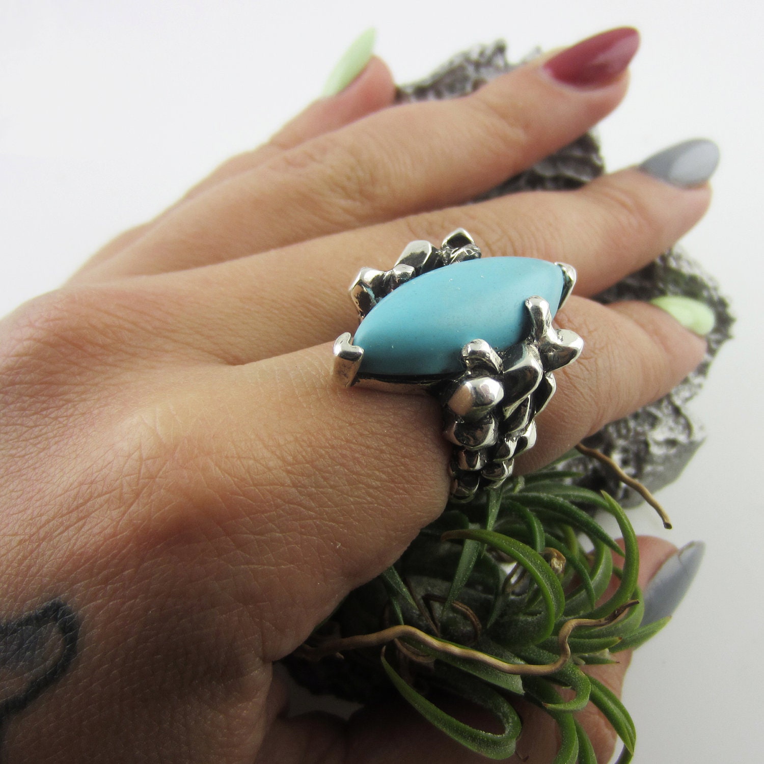 Celestial Eyes Ring in Silver