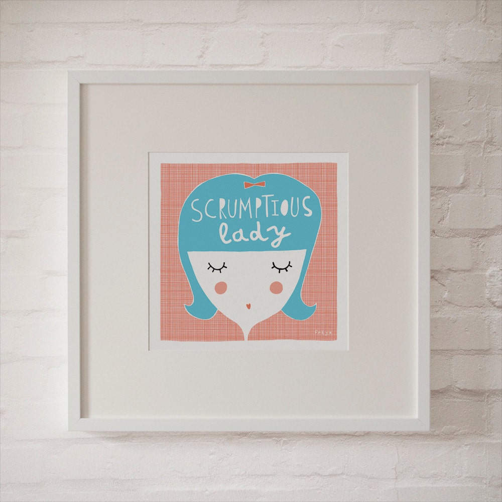 Scrumptious Lady - Fine Art Print (Large)
