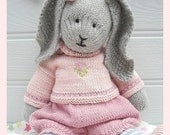 Primrose Rabbit/ Bunny/ Toy Knitting Pattern/ Pdf/ DIGITAL Download Knitting Pattern