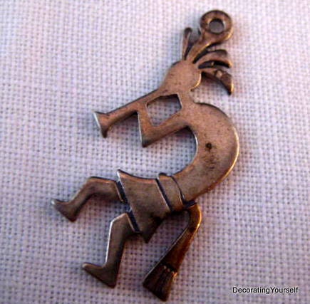 Sterling Silver Native American Kokopelli Fertility Pendant