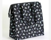 Lunch Bag Boys Lunch Tote Black Lunch Sack Insulated Lunch Bag Zippered Lunch Bag