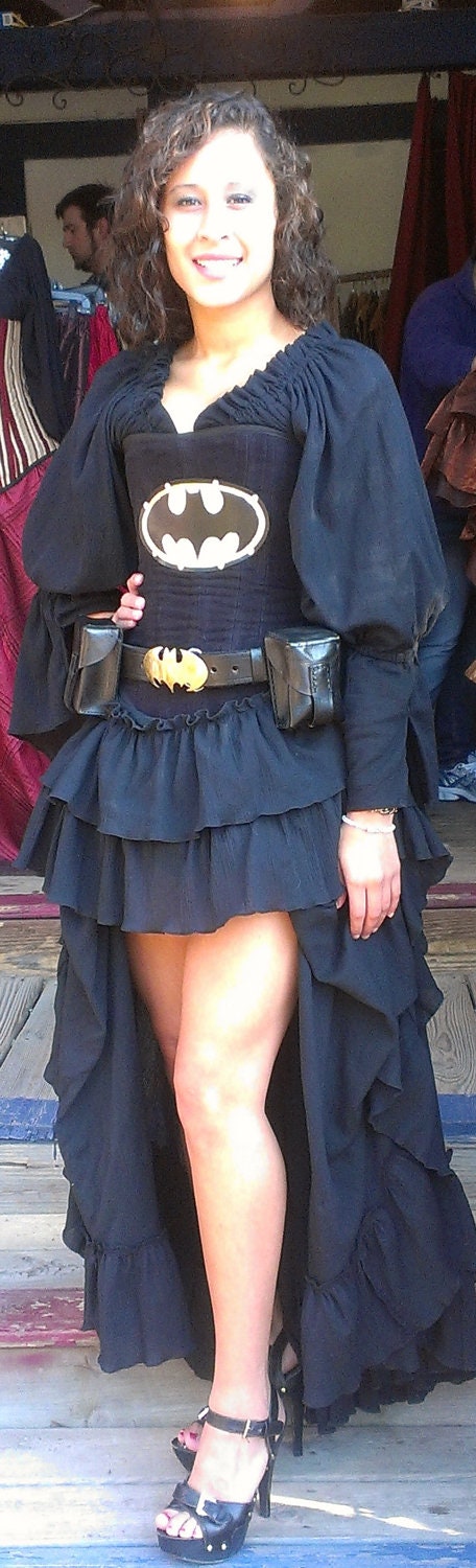 Black Saloon Girl Skirt