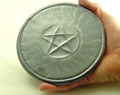 Pentagram Altar Tile Handmade Pottery
