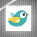 Bird DIY Printable Digital Wall Art 8x8
