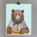 8x10 - Art Print - Grizzly Bear - Signed by Artist