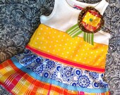 Baby Toddler Twirly Polka Dot Tee Dress - Available in Size 24 Months and 2T Only