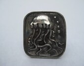 Jellyfish Silver Cameo Ring