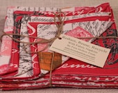 Cloth Napkins - Reversible - Set of 4