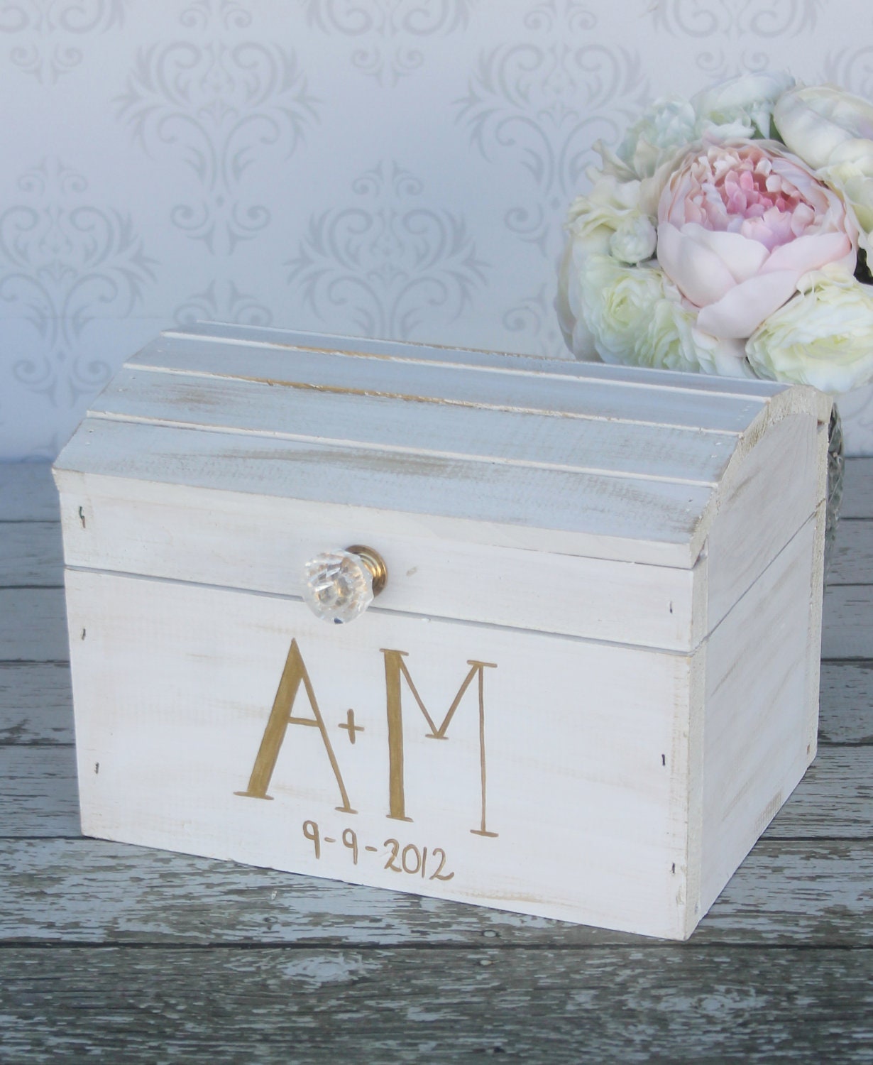 Wedding Card Box Vintage Shabby Chic Wedding Decor