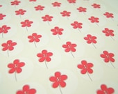 Flower Stickers or Envelope Seals - SSS9