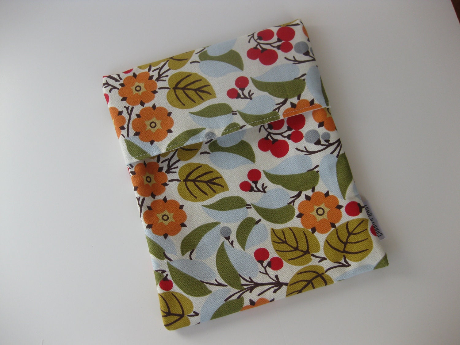 Snack Bag Sandwich Bag All Cotton Eco Friendly - Berry Branches