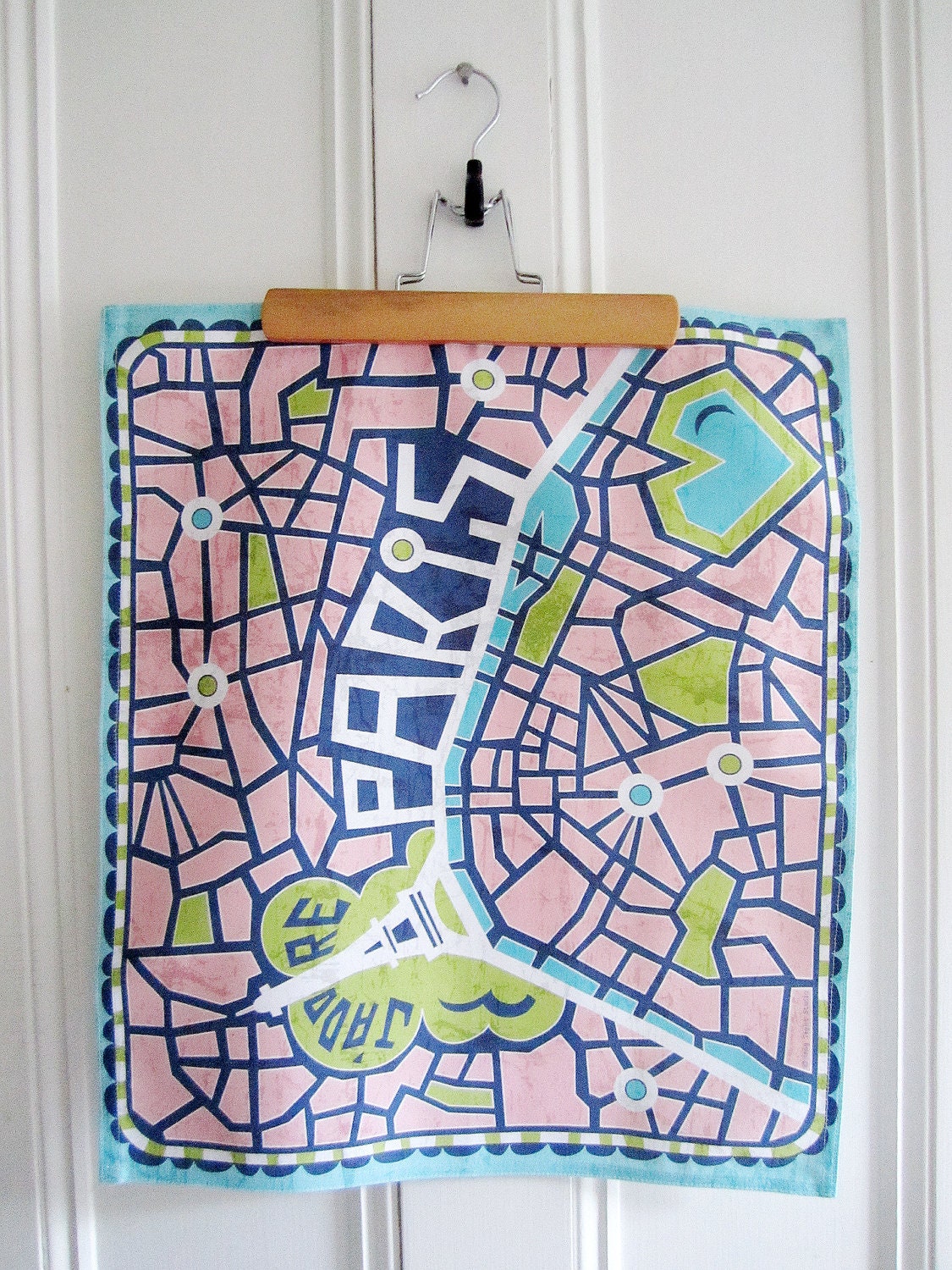 Tea Towel Limited Edition J'adore Paris - 100% Cotton