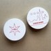 Letterpress Coaster - Chicago Skyline / Chicago Star