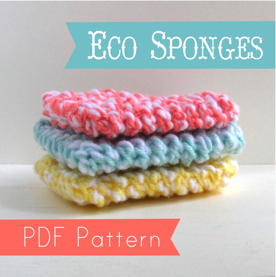 PDF Pattern- Eco Sponge Knitting Pattern