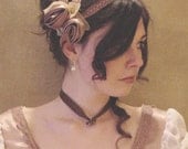 CUSTOM Regency Jane Austen 3 strap Headband hairpiece Ball hat headpiece FANCY