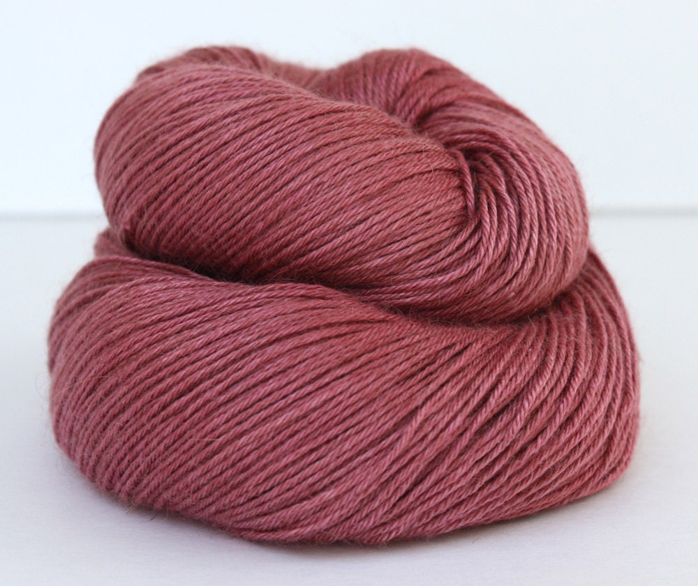 Satin Rose--Desert Cat-- Baby Camel/Silk fingering