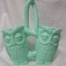 Tootsie Pop Owl Kitchen Caddy Mint Green