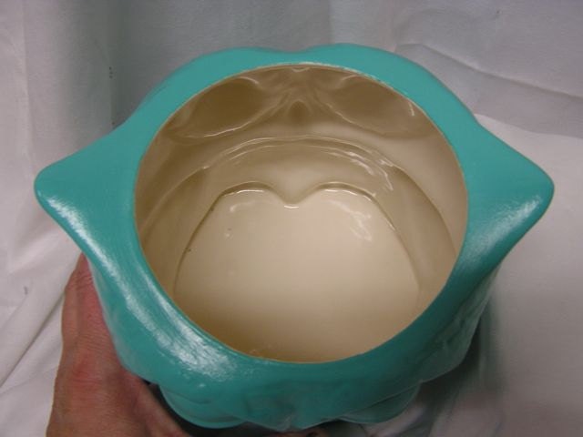 Tootsie Pop Owl Desk Vase Turquoise