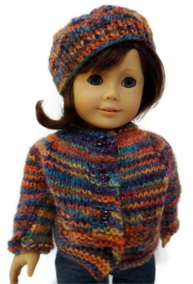 Striped Sweater and Beret Set American Girl Doll